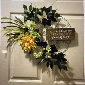 Bike Wheel wreath