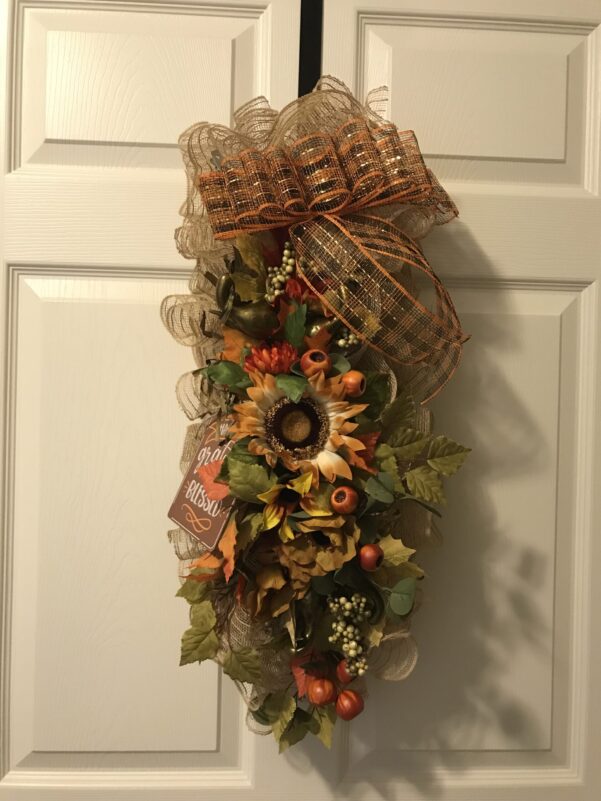 Sunflower swag Wreath