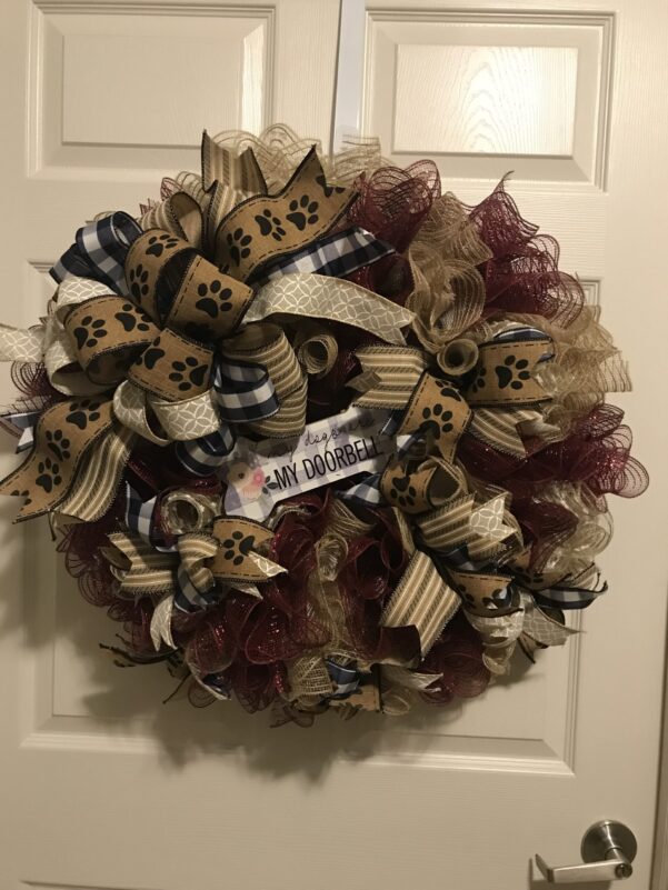 My Dog is my doorbell Wreath