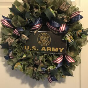 Army Military Wreath