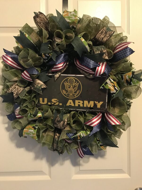 Army Military Wreath