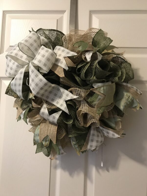 Earthy Mesh Wreath