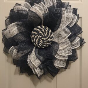 Sunflower Blue Wreath