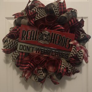 Firefighters-Real Heroes Wreath