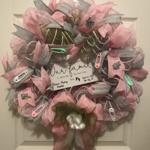 Baby Girl Wreath
