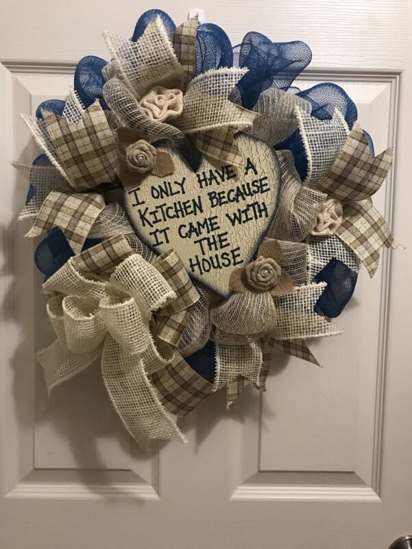 Kitchen in house Wreath