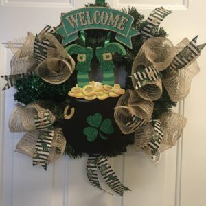 St. Patrick's Day Pot of Gold Wreath