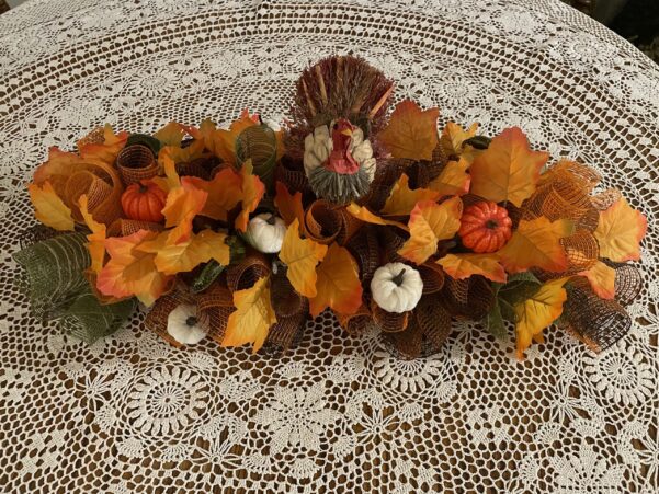 Lighted Turkey Centerpiece