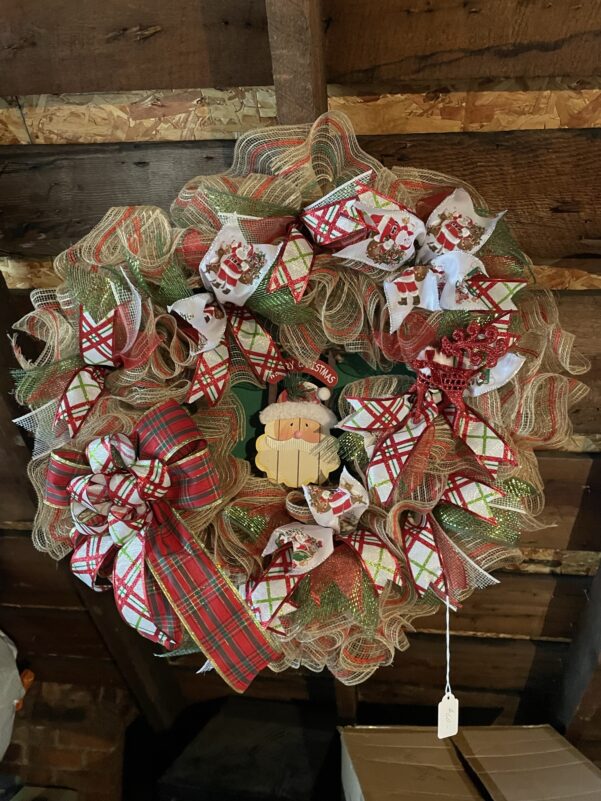 Santa Christmas Wreath