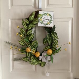 Grapevine with Lemons Wreath