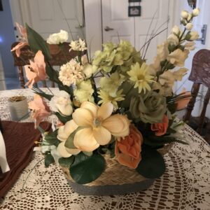Wicker Basket Centerpiece