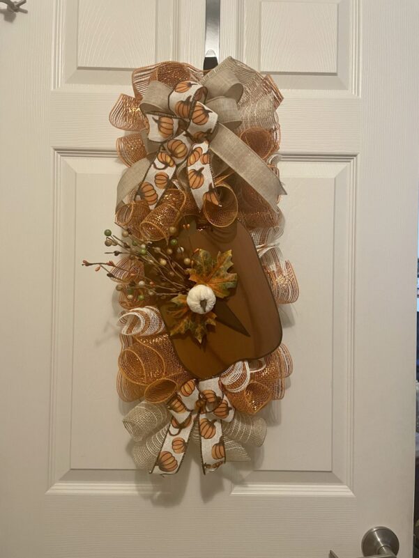 Pumpkin Swag Wreath