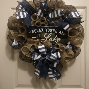 Relax at the lake Wreath