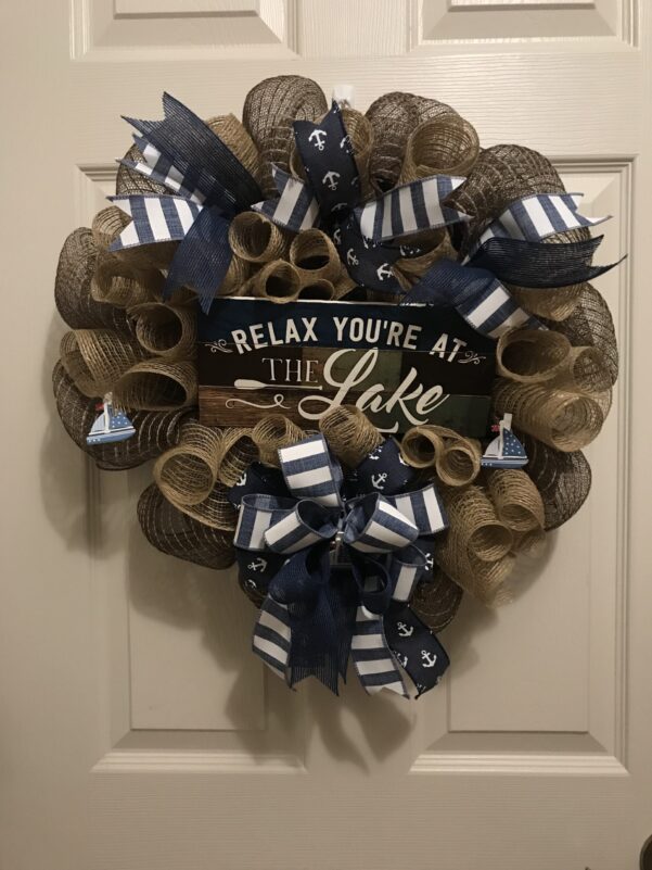 Relax at the lake Wreath