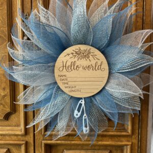 Baby Blue Wreath