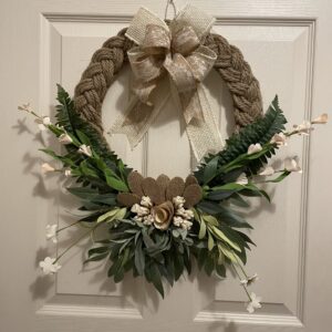Braided Fern Wreath