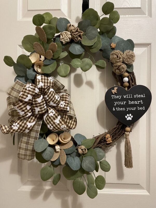 Doggie Grapevine Wreath