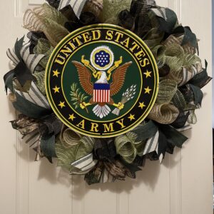 Army Military Wreath