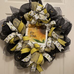 Bumble Bee Kind Wreath