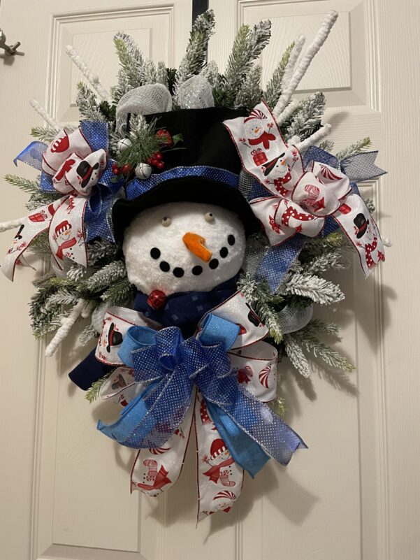 Snowman Wreath