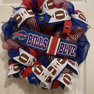 Buffalo Bills Bld pancake wreath
