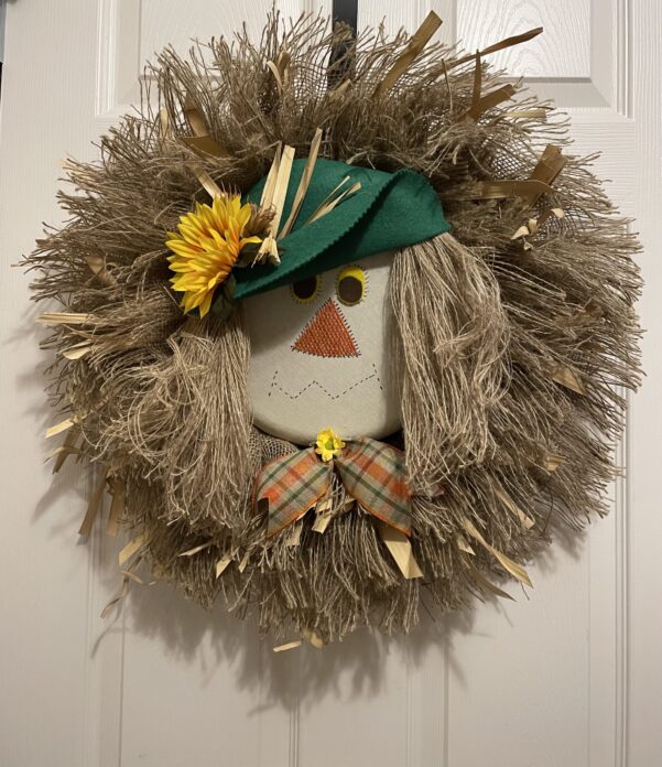 Scarecrow Burlap Wreath