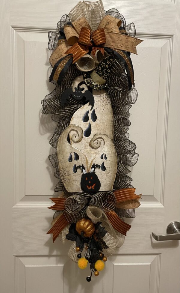 Ghost Swag Wreath