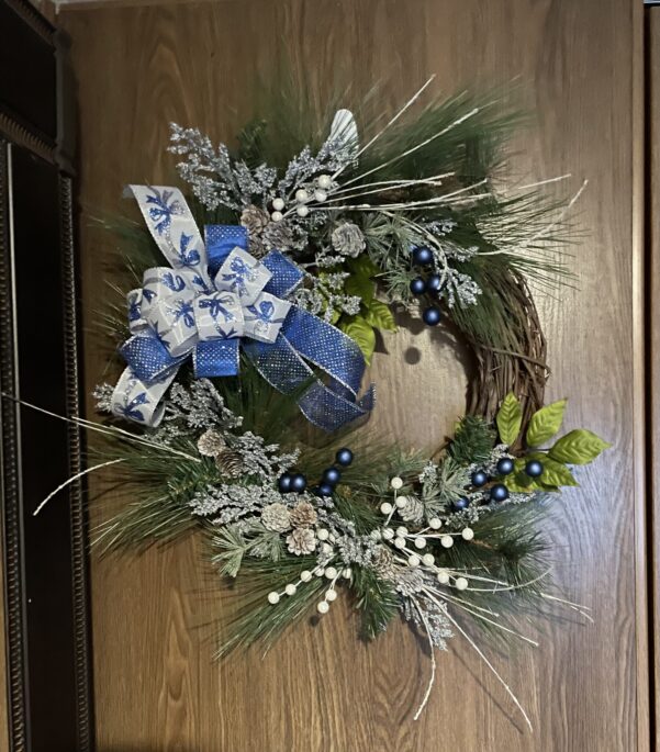 Grapevine Hanukkah Wreath