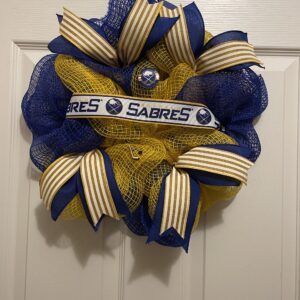 Buffalo Sabres Hockey Wreath
