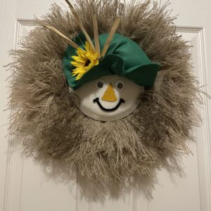 Burlap Scarecrow Wreath