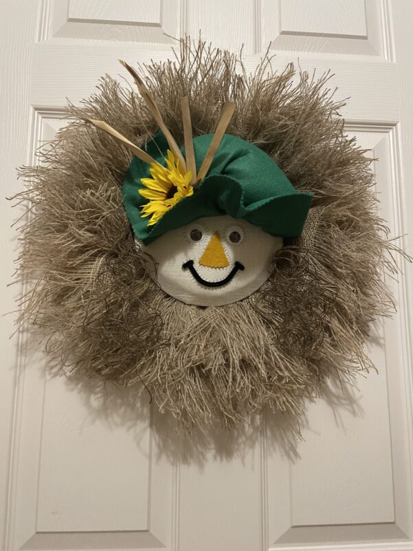Burlap Scarecrow Wreath