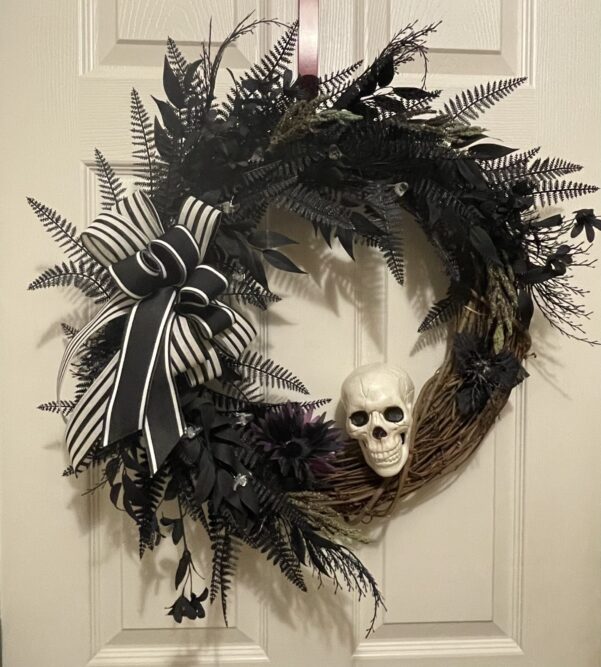 Grapevine Scull wreath