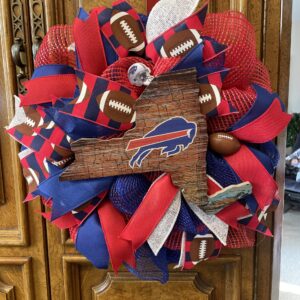 Buffalo Bills Pancake Wreath