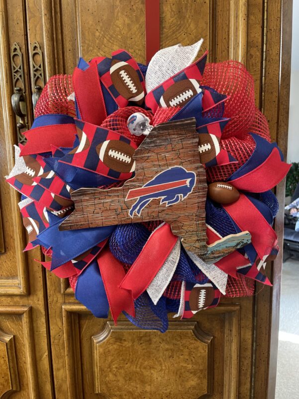 Buffalo Bills Pancake Wreath