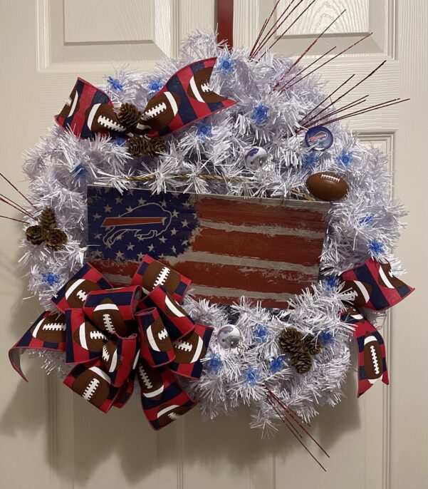 Buffalo Bills Christmas Wreath