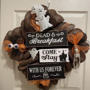 Dead & Breakfast wreath