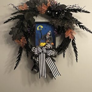 Jack and Sally Wreath