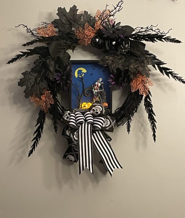 Jack and Sally Wreath