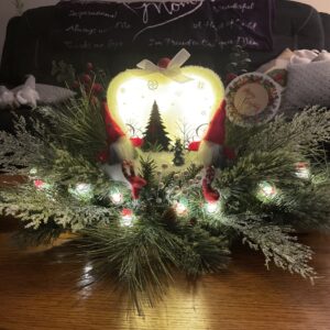 Lighted Heart Centerpiece