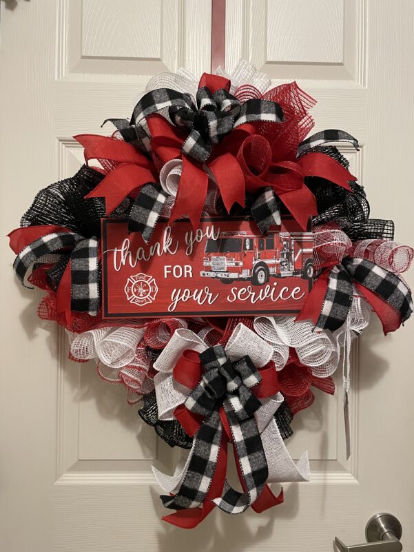 Firefighters Thank You Wreath