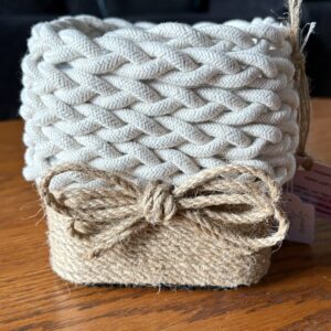 Square rope Vase