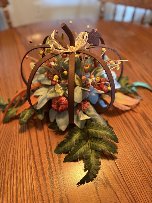 Antique Pumpkin Centerpiece