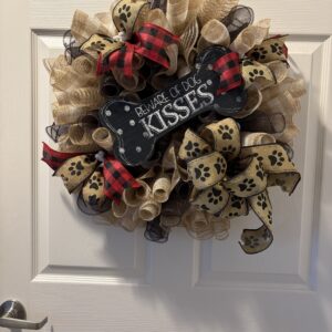 Dog Kisses Wreath