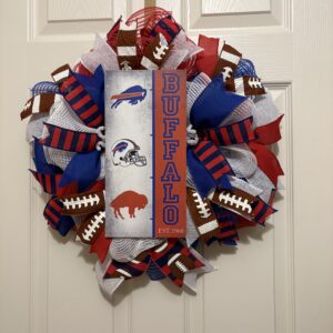 Buffalo Bills Pancake Wreath