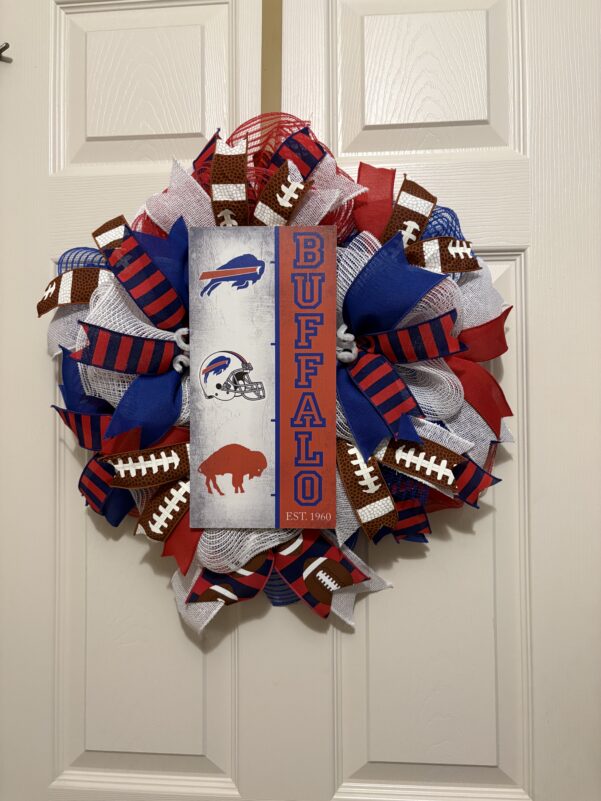 Buffalo Bills Pancake Wreath