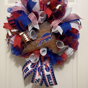 Buffalo Bills Pancake Wreath