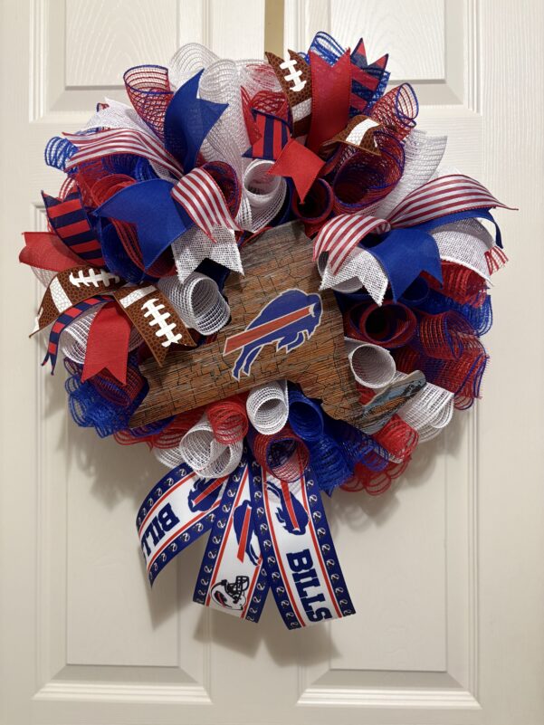Buffalo Bills Pancake Wreath