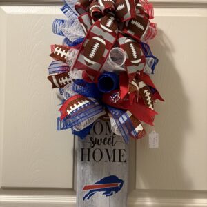 Buffalo Bills home Sweet Home Wreath Swag
