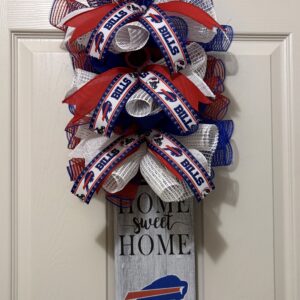 Buffalo Bills Vertical Home Sweet Home Wreath