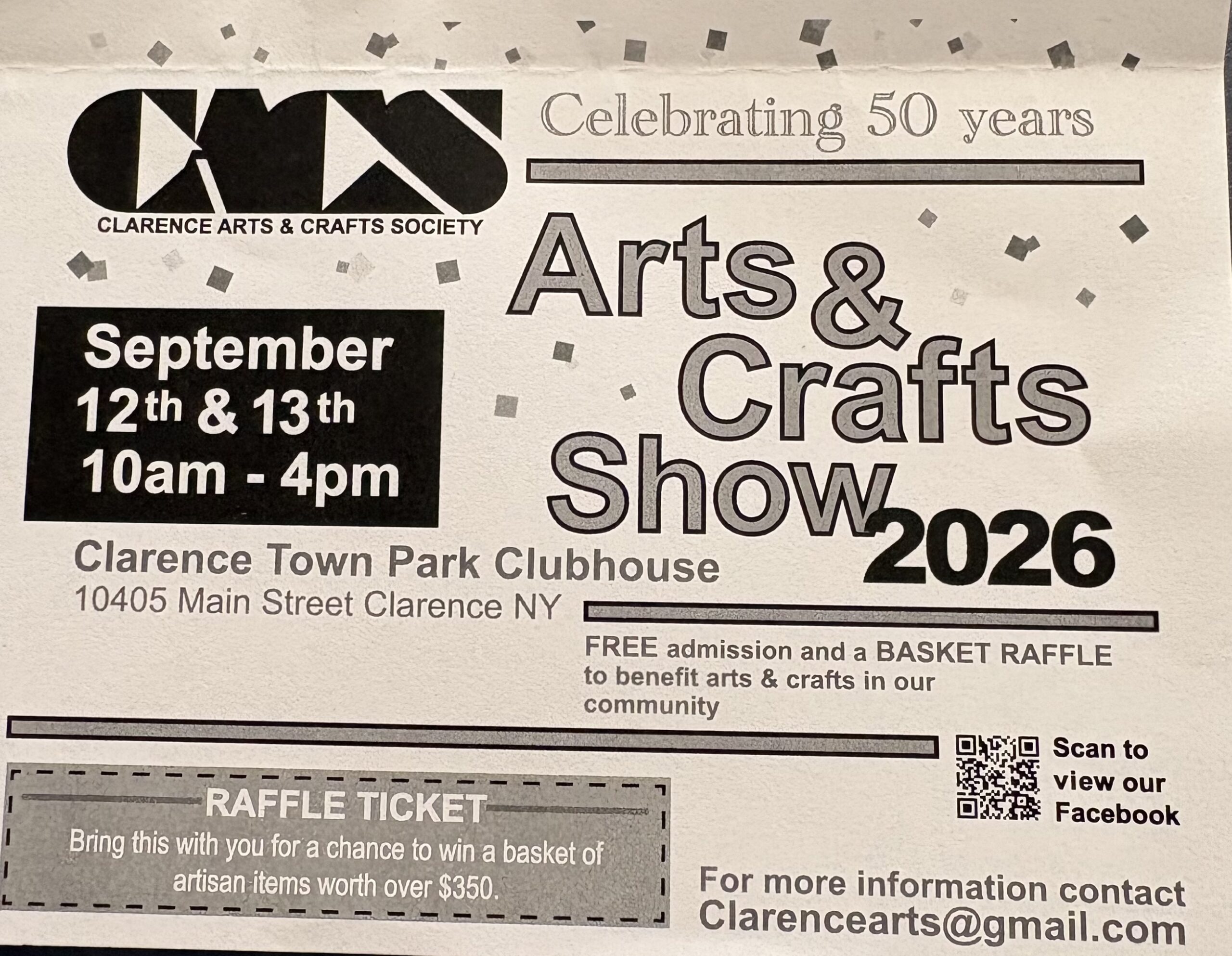 2026 Fall Arts and Crafts Show